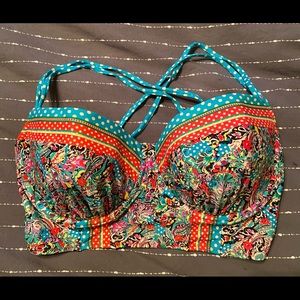 Profile Blush by Gottex Bustier Bikini Top